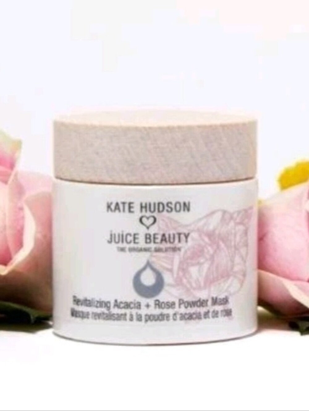 Kate Hudson x Juice Beauty Revitalizing Acacia & Rose Powder Mask 1.7 oz NIB!